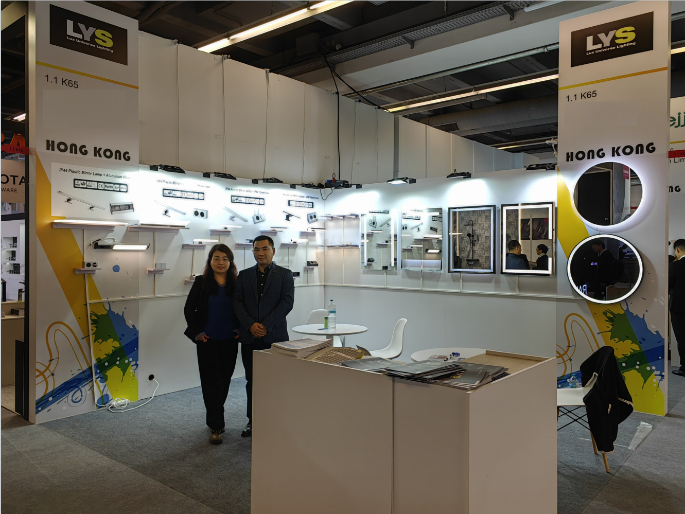 LED-es tükörbemutatónk az ISH Frankfurt 2023-on - Hírek - Ningbo Lux univerzum Lighting Technology Co., Ltd.